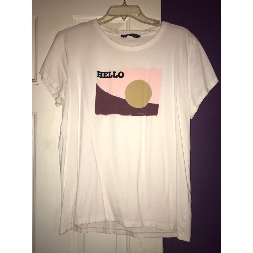 Hello Abercrombie and Fitch graphic tee